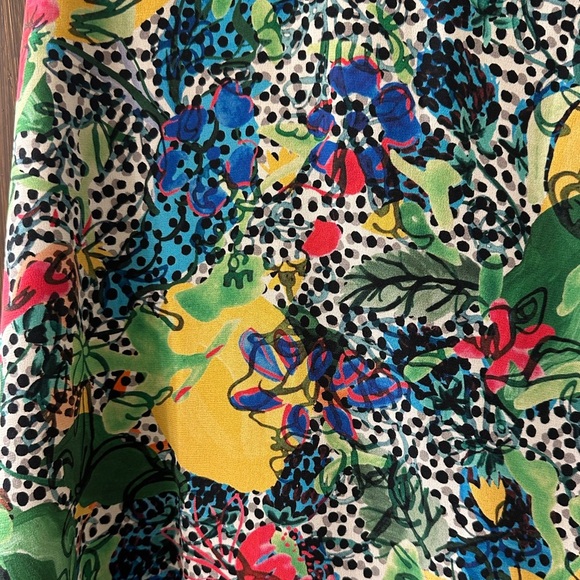 Saloni Fleur Mock-Neck Tie-Back Leopard (D10) - Picture 3 of 7